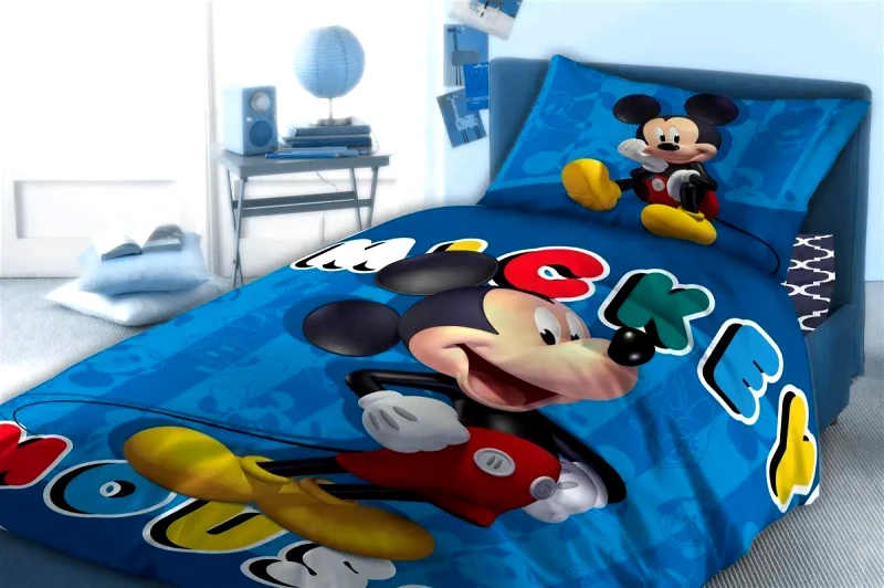 DISNEY DIMcol Σετ Παιδικό Σεντόνι Μονό Και Μαξιλαροθήκη Disney Dimcol Mickey 862 160Χ240