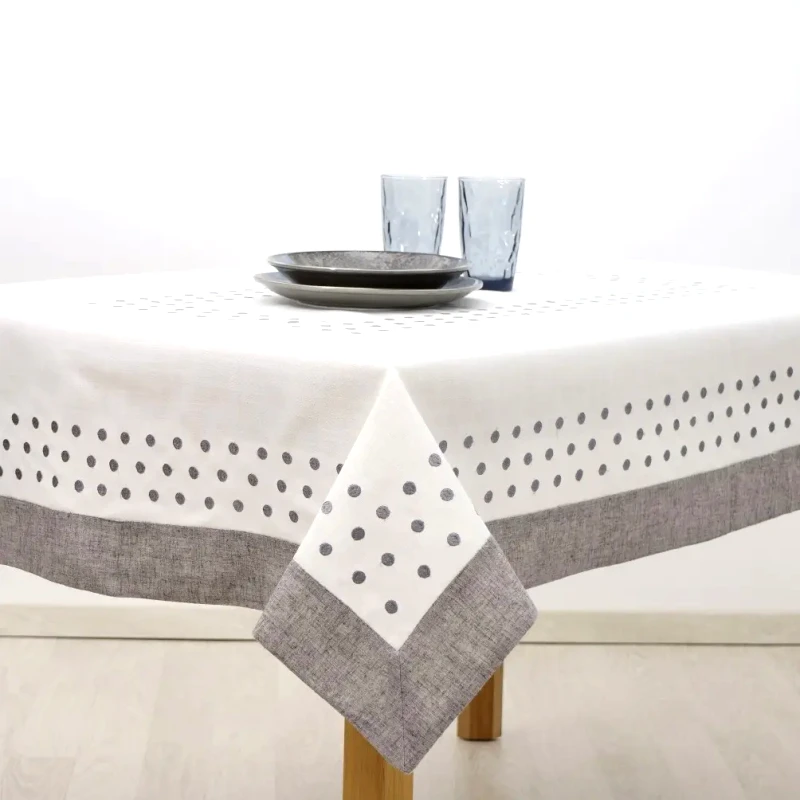 Dimeco Τραπεζομάντηλο Dimeco 140x140 15230 Grey