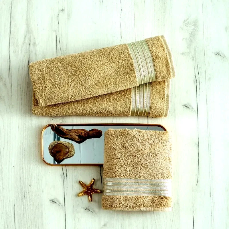 Sb Home Πετσέτα Μπάνιου Sb Home Amira Beige 70x140