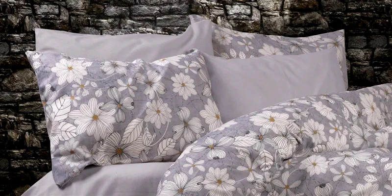 Dimcol Μαξιλαροθήκη Dimcol Ήρα 426 50X70 Grey-