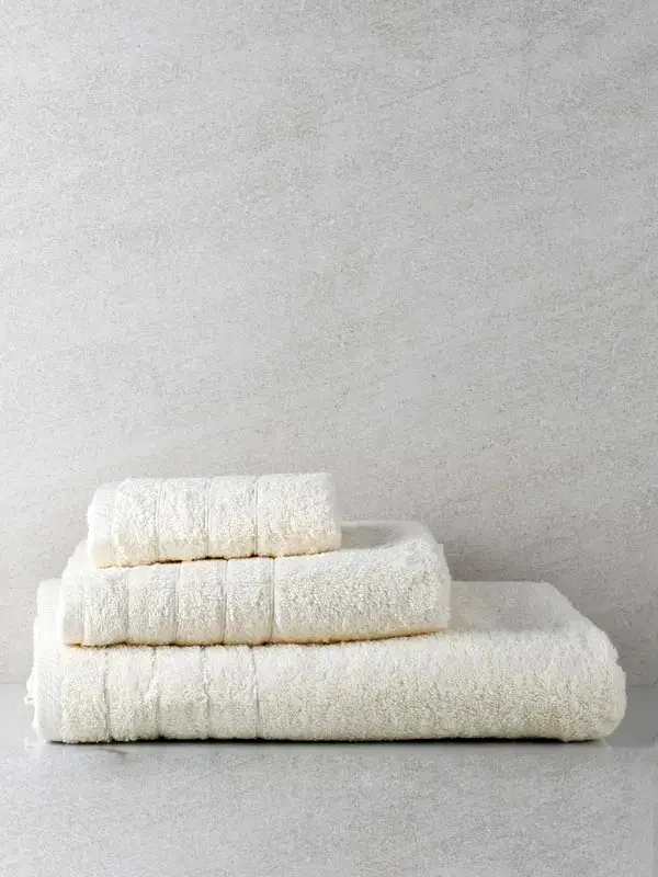 anesis Πετσέτα Προσώπου Anesis Cotton Pennie Εκρού 50x100