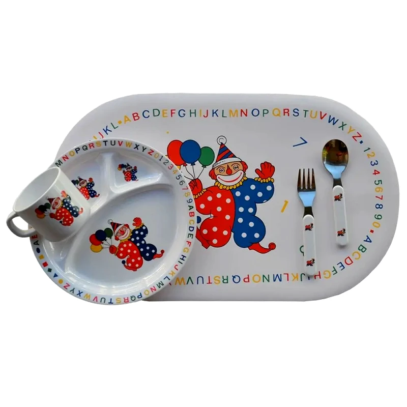Bebe Stars Σετ Φαγητού 5 Τεμαχίων Bebe Stars Clown 702