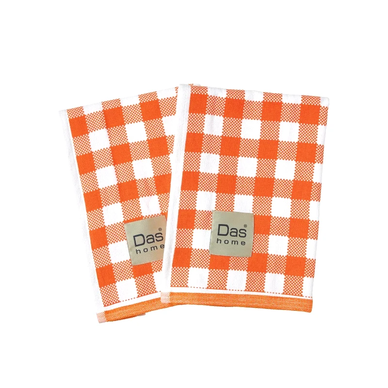 Das Home Σετ Ποτηρόπανα 2 Τεμαχίων Das Home 0711 40x60