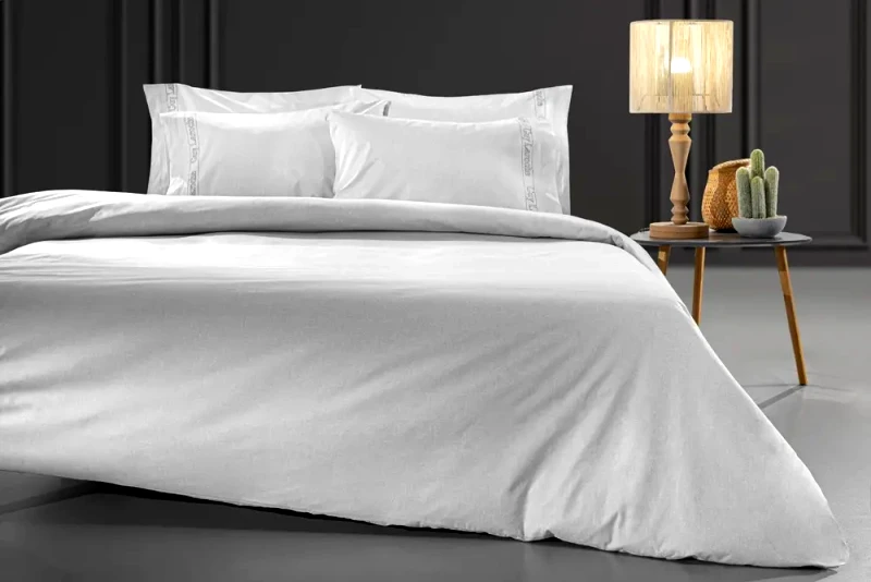 Guy Laroche Σεντόνι Υπέρδιπλο με Λάστιχο Guy Laroche Color Plus Smoke 160x200+32
