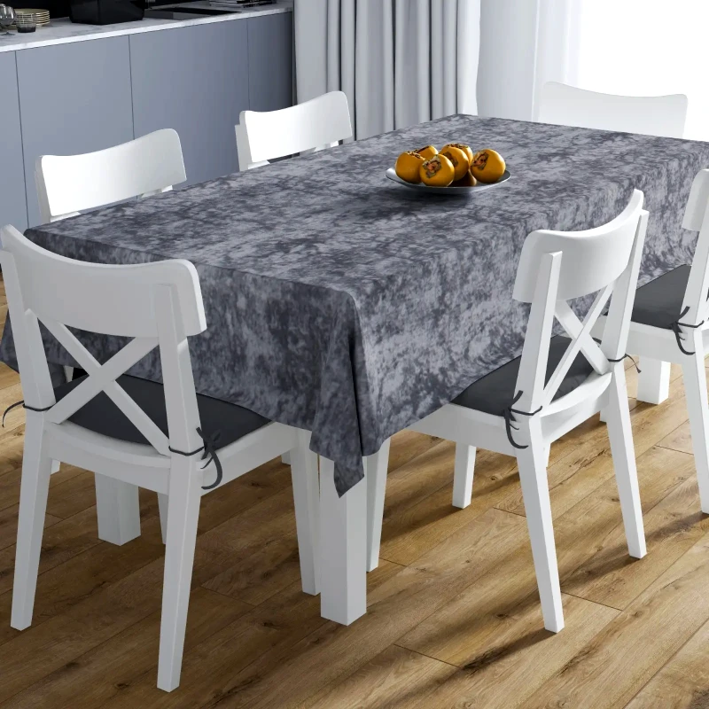 Dimcol Σετ Τραπεζομάντηλο και Runner Dimcol Panama Shadow Dark Grey 140x220 & 40x220