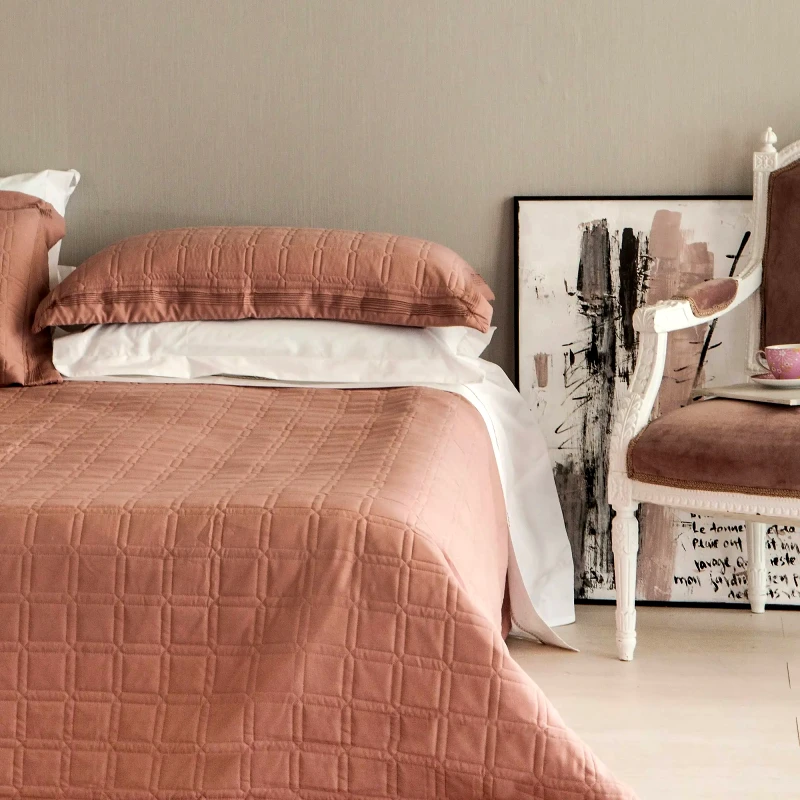 Aslanis Home Σετ Κουβερλί Υπέρδιπλο 3 Τεμαχίων Aslanis Home Ροζ 240x260
