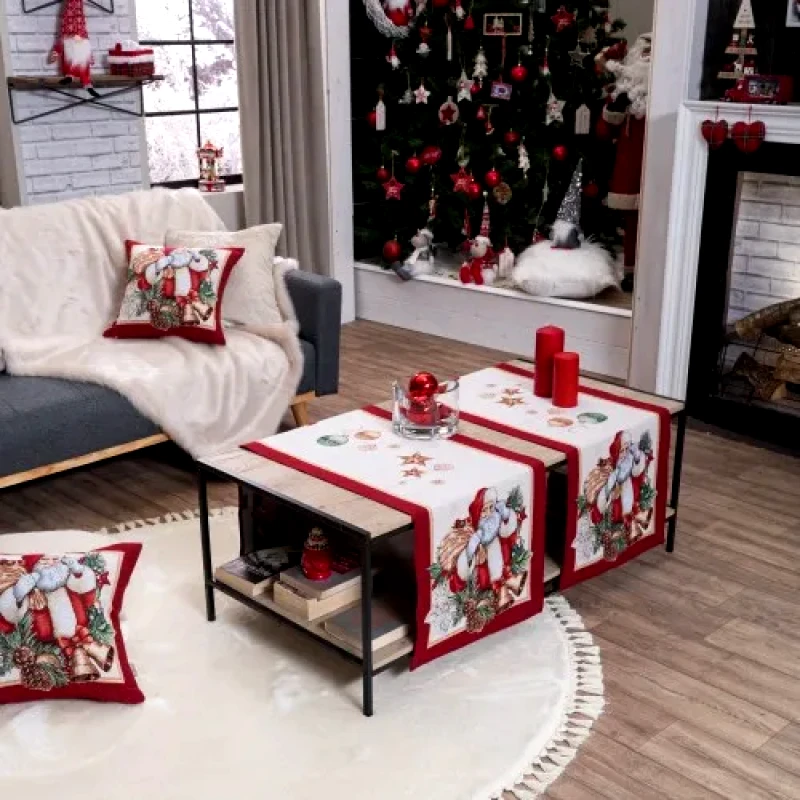 Teoran Χριστουγεννιάτικο Runner Teoran Rhoden 45x140