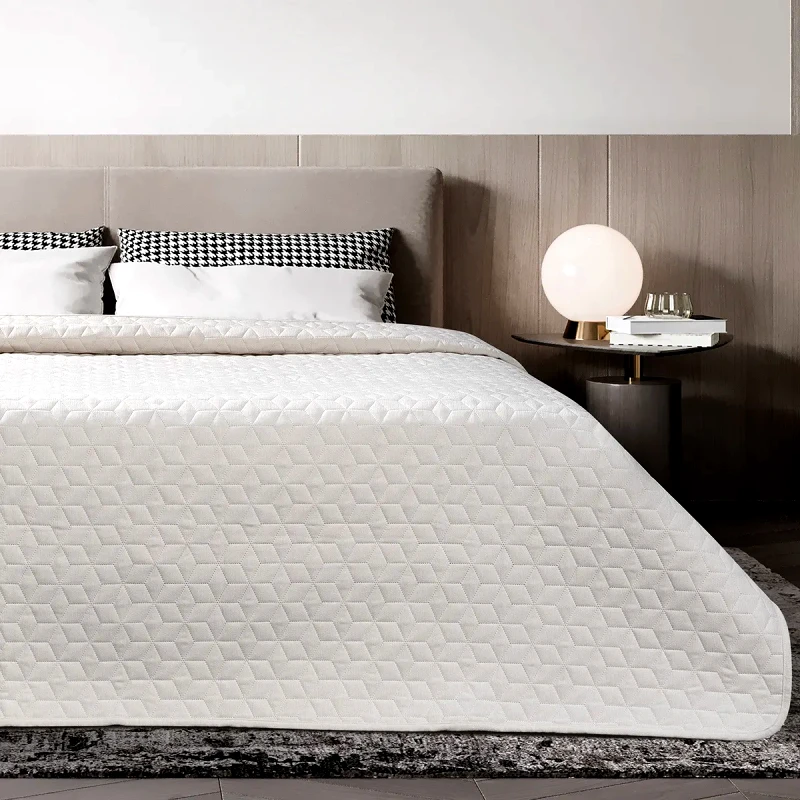 Adam Home Κουβερλι Microfiber Pre-Washed Υπερδιπλο 220X240 Adam Home Viva White