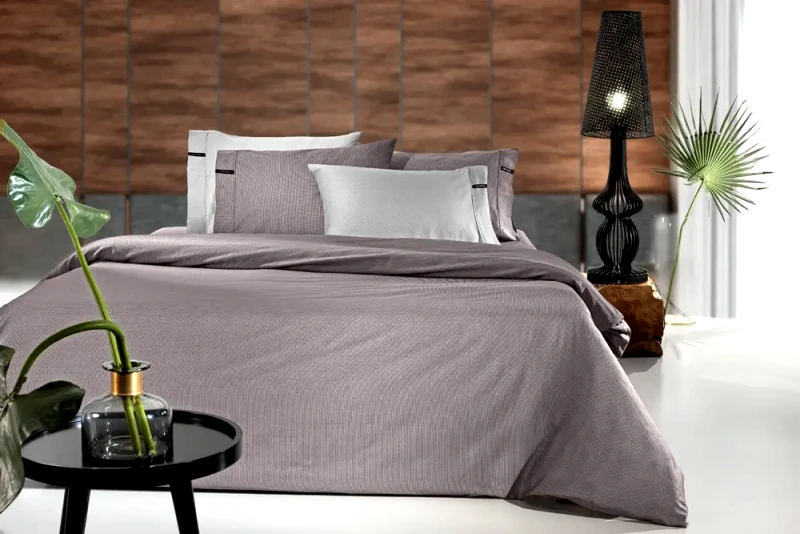 Guy Laroche Σεντόνι King Size με Λάστιχο Guy Laroche Minimal Melanze 180x200+35