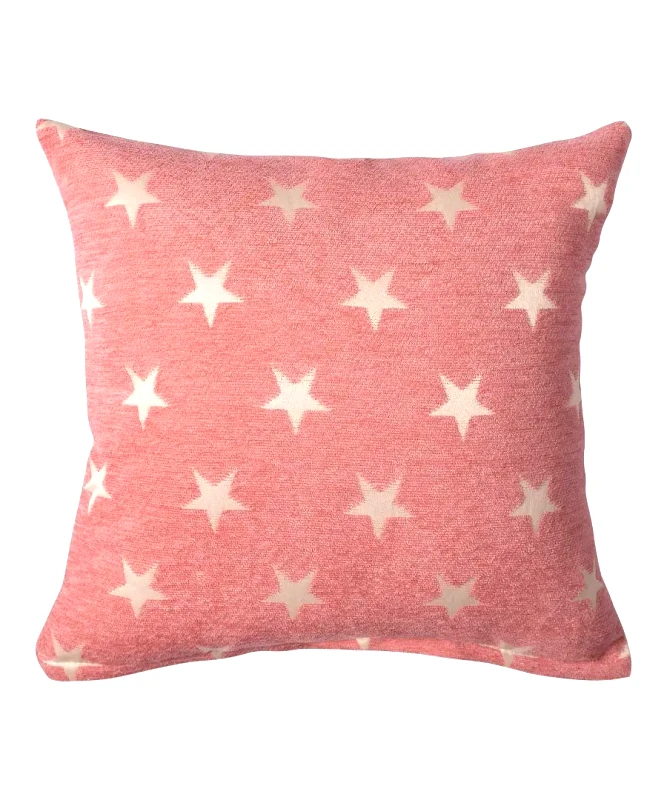Μαξιλαροθήκη Διακόσμησης Silk Fashion Αστέρι Ροζ 45x45 φωτογραφία