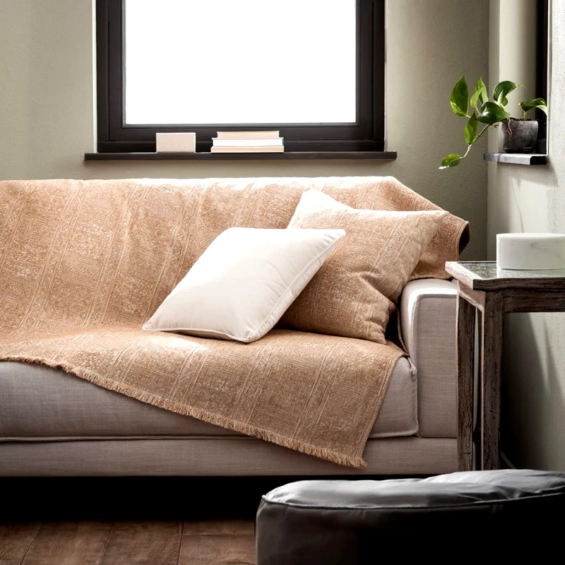 Gofis Home Ριχτάρι Τριθέσιου Gofis Home Lovisa Gold Beige 150/04 180x310