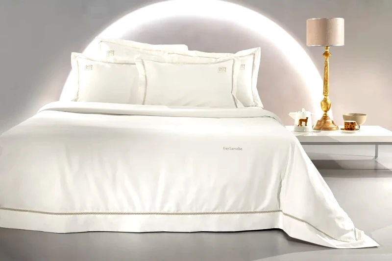 Guy Laroche Σετ Παπλωματοθήκη King Size 3 Τεμαχίων Guy Laroche Blend Ecru-Ivory 260x260