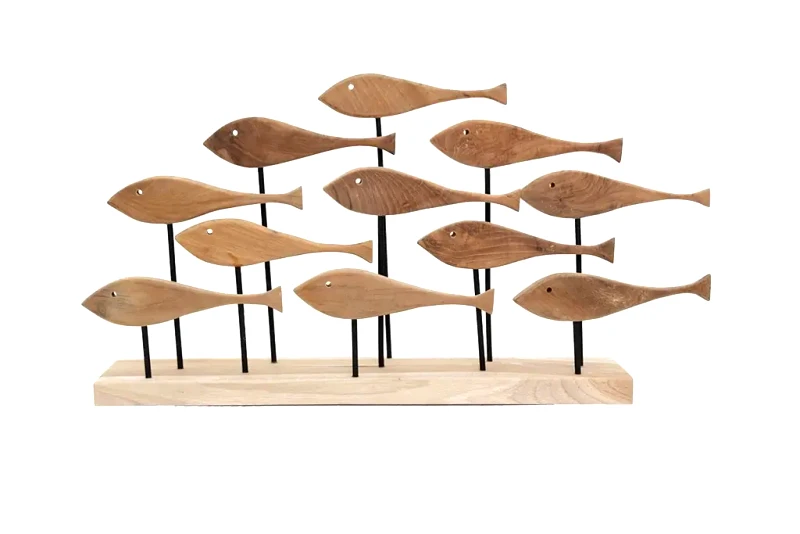 SOULWORKS Διακοσμητικό Stand Fishtery (60x11x35) Soulworks 0490117