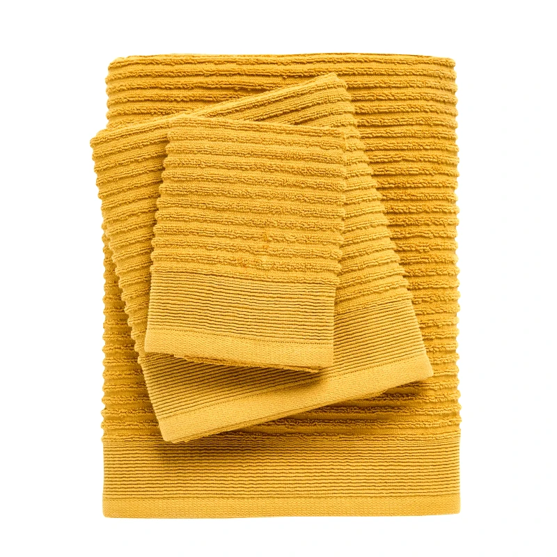 Das Home Σετ Πετσέτες 3 Τεμαχίων Das Home 0742 Ochre