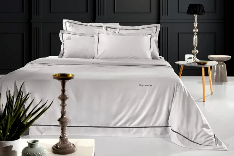 Guy Laroche Σετ Παπλωματοθήκη King Size 3 Τεμαχίων Guy Laroche Blend Cement 260x260