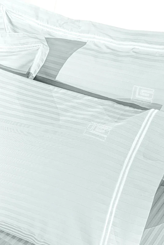 Guy Laroche Σετ Μαξιλαροθήκες 2 Τεμαχίων Guy Laroche Nice Moonlight White 52x72 Oxford