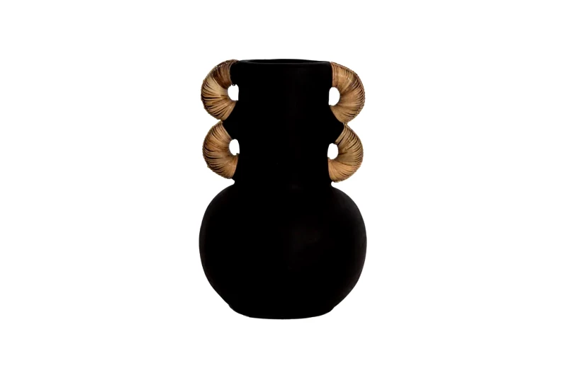 SOULWORKS Διακοσμητικό Βάζο Kore Black (30x43) Soulworks 0750016