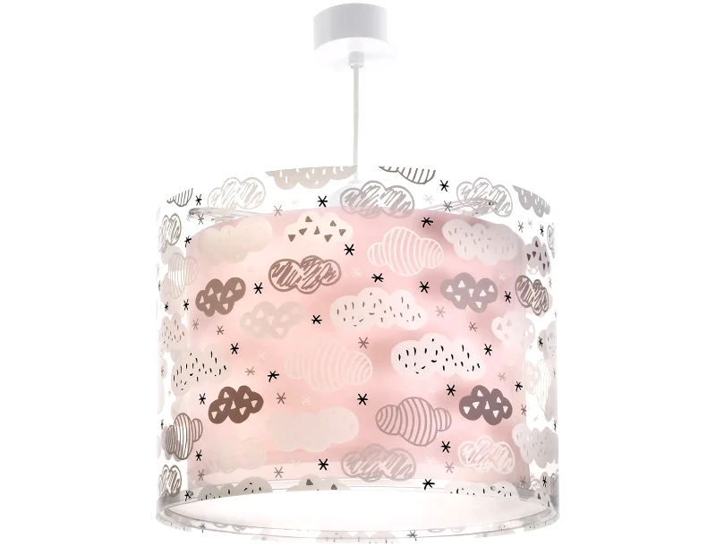 Ango Παιδικό Φωτιστικό Οροφής Μονόφωτο Ango Clouds Pink 41412 S