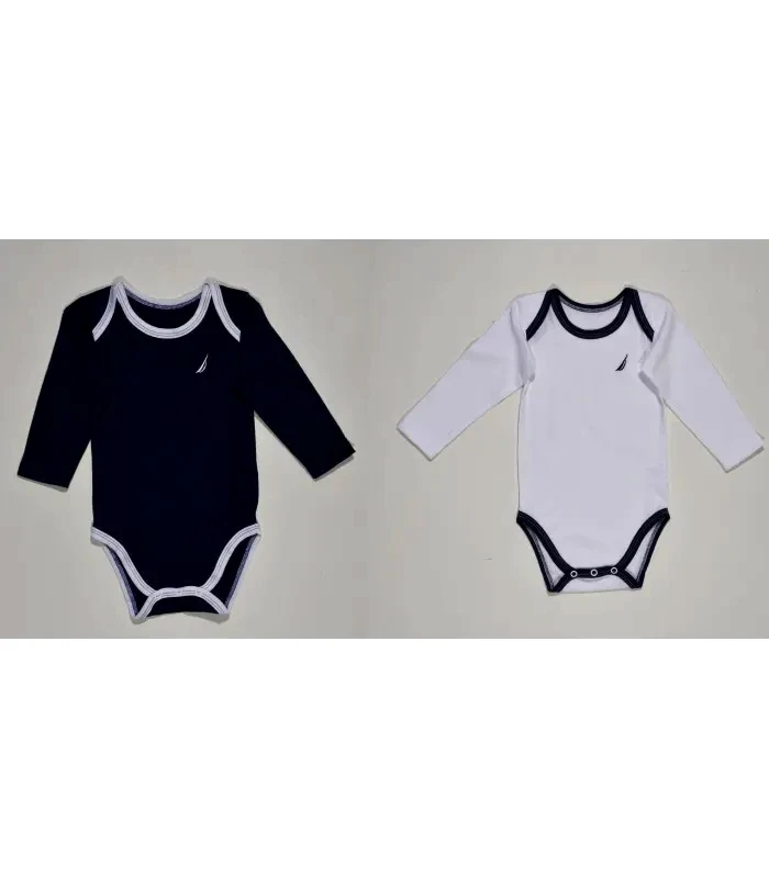 Baby Oliver Nautica Des.16 Εσώρουχα Σετ 2Τ 74 Εκ. Μακρύ Μανίκι Σκούρο Μπλε 100% Βαμβάκι Jersey