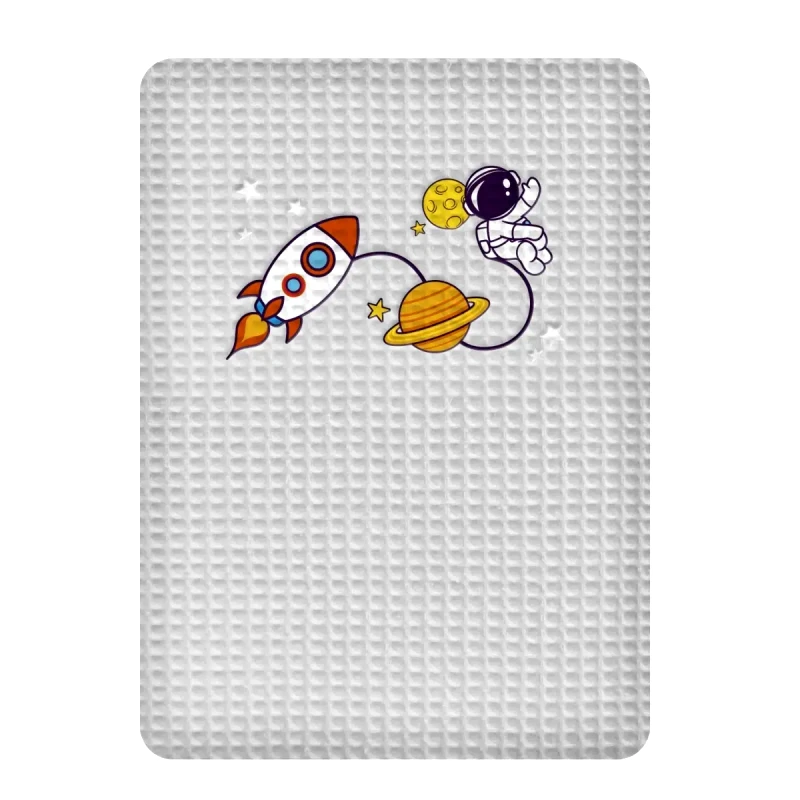 Adam Home Κουβέρτα Πικε Αγκαλιας Adam Home Space Grey