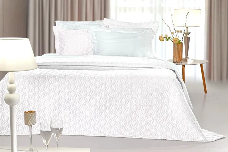 Guy Laroche Σετ Κουβερλί King Size 3 Τεμαχίων Guy Laroche Honour White 240x250