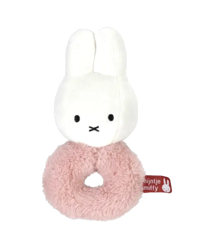 Miffy Υφασμάτινη Κουδουνίστρα Miffy Fluffy Ροζ