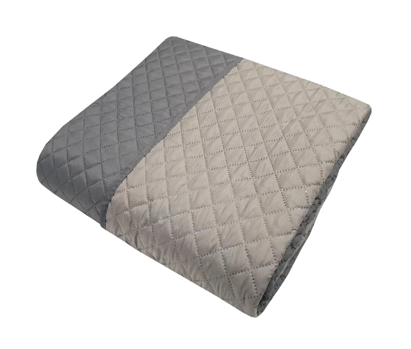 Le Blanc Κουβερλί King Size Le Blanc Ultrasonic Γκρι-Ανοιχτό Γκρι 240x260