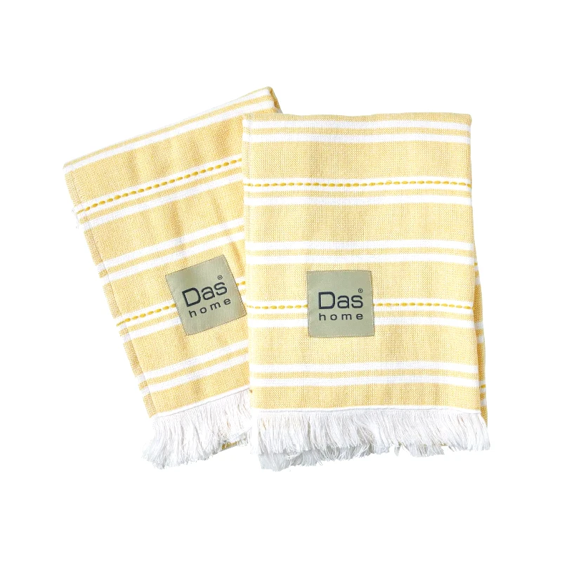 Das Home Σετ Ποτηρόπανα 2 Τεμαχίων Das Home 0709 40x60