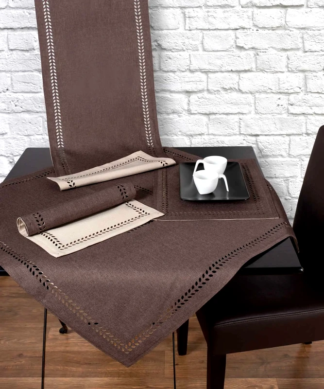 Silk Fashion Καρέ Silk Fashion Bg18 Καφέ/Μπεζ 90x90
