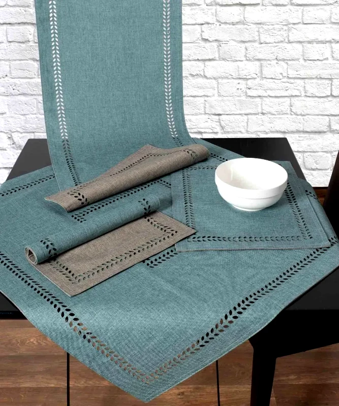 Silk Fashion Καρέ Silk Fashion Bg18 Πετρόλ/Γκρι 90x90