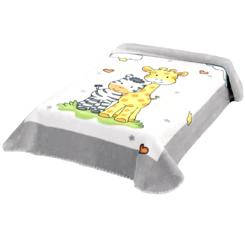 Belpla Κουβέρτα Ισπανίας Κουνιας 110X140 Belpla Ster 637 Grey