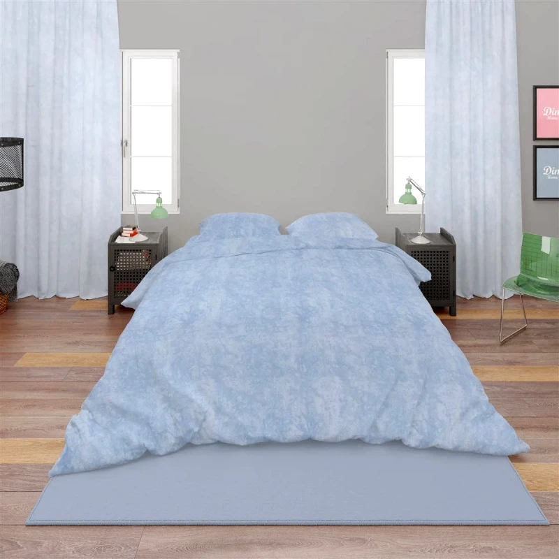 Dimcol Σετ Σεντόνια King Size 4 Τεμαχίων Dimcol Premium Shadow 614 240x270 Sky Blue