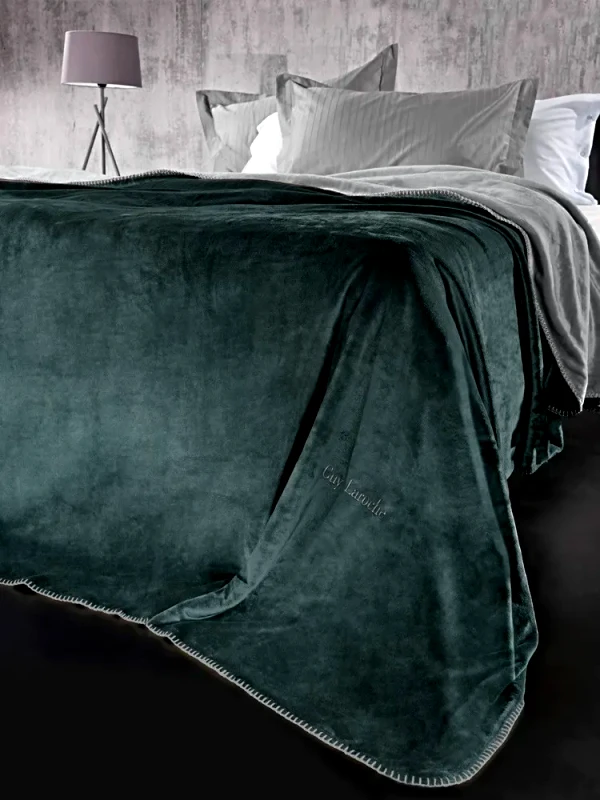 Guy Laroche Σετ Κουβέρτα Μονή 2 Τεμαχίων Guy Laroche Velvet Emerald 160x220