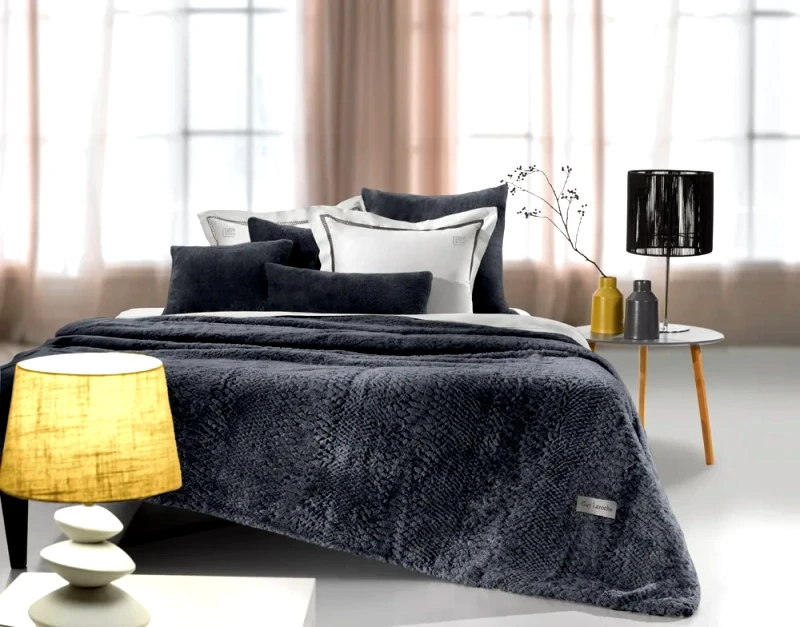 Guy Laroche Κουβέρτα Υπέρδιπλη Guy Laroche Crusty Carbon 220x240