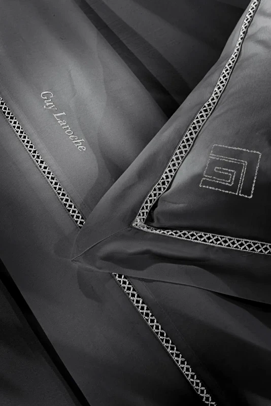 Guy Laroche Σετ Σεντόνια King Size 4 Τεμαχίων Guy Laroche Blend Anthracite 270x280