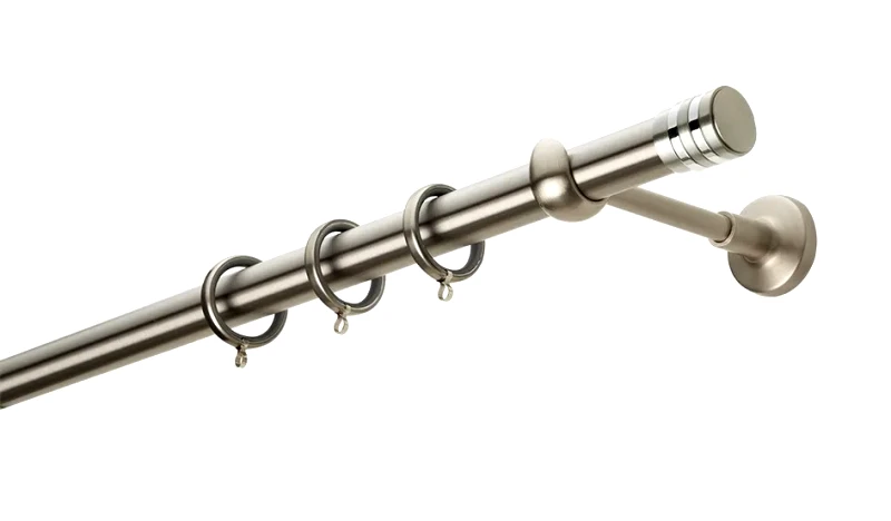 Zogometal Κουρτινόβεργα Zogometal Easy Line E4143 Νίκελ Ματ