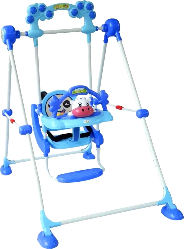 Bebe Stars Παιδική Κούνια Bebe Stars Cow Blue 021-181