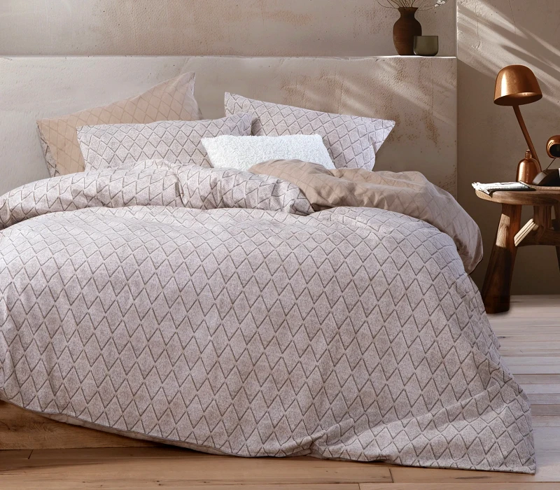 Nef - Nef Σετ Σεντόνια Μονά 3 Τεμαχίων Nef-Nef Torredo Beige 160x260