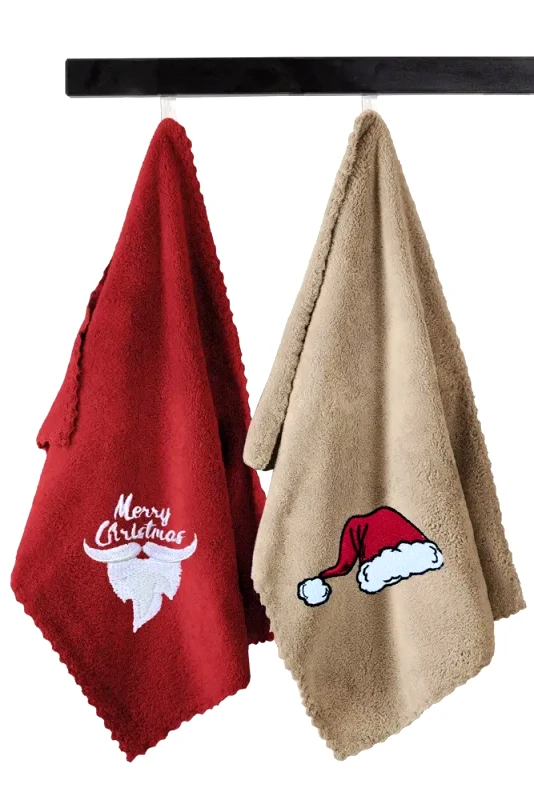 Saint Clair Σετ Πετσέτες 2 Τεμαχίων Saint Clair Christmas Towels Set 1 35x50