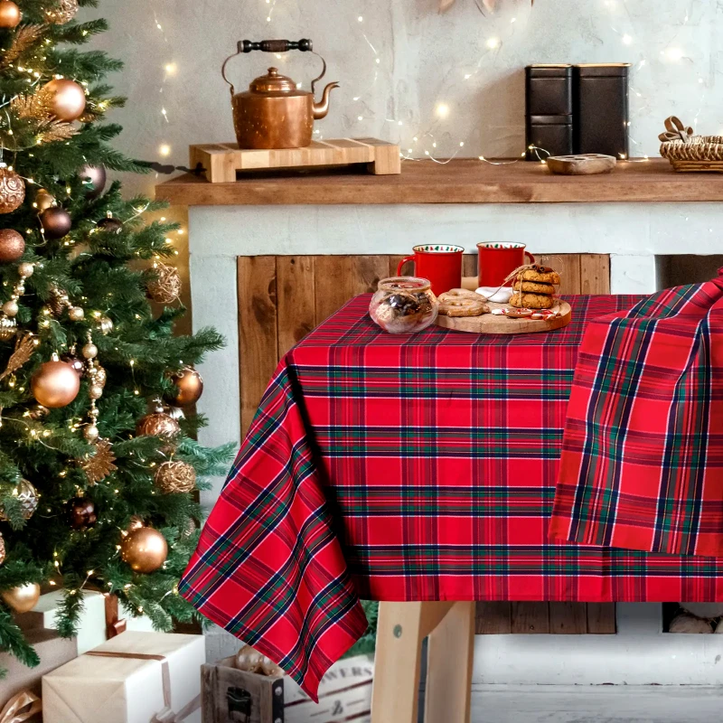 Das Home Τραπεζομάντηλο Χριστουγεννιάτικο Das Home Christmas 0769 Red-Green 140x220