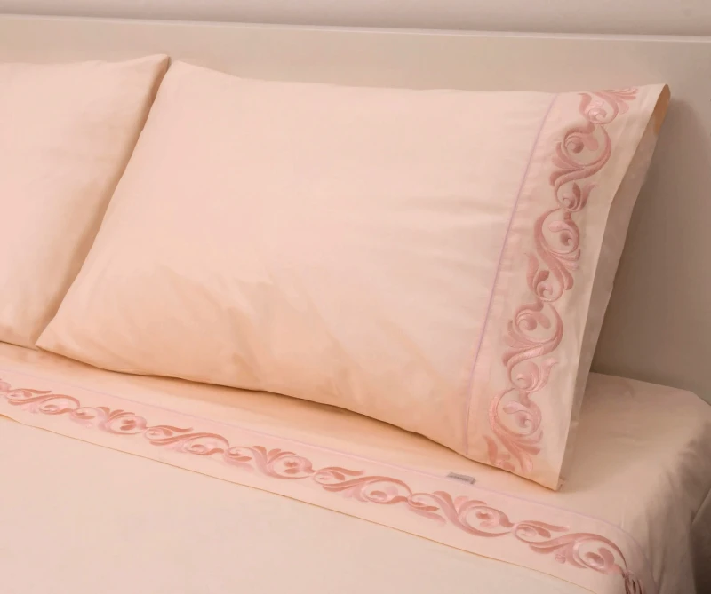 Morven Σετ Σεντόνια Υπέρδιπλα Morven Classic Ροζ 240x270