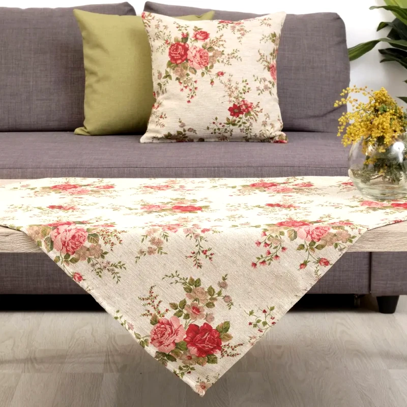 Dimeco Καρέ Dimeco 90x90 8150 Red