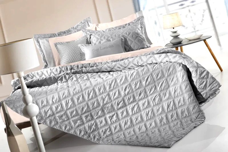 Guy Laroche Σετ Κουβερλί King Size 3 Τεμαχίων Guy Laroche Fiera Silver 240x250