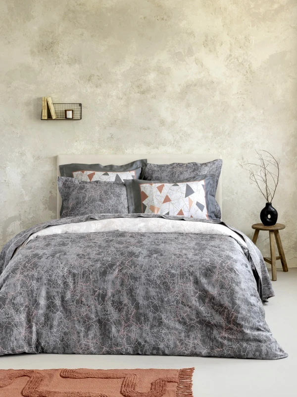 Nima Σετ Σεντόνια Υπέρδιπλα 4 Τεμαχίων Nima Marble 240x270