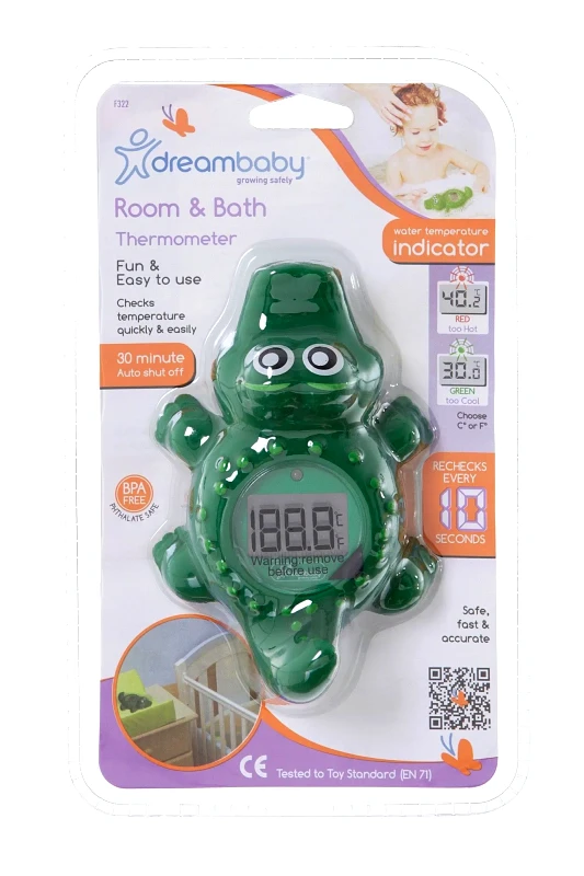 DreamBaby Θερμόμετρο Μπάνιου - Δωματίου Ψηφιακό DreamBaby Crocodile BR74741