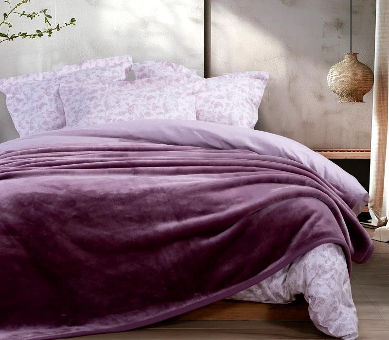 Nef - Nef Κουβέρτα Βελουτέ Υπέρδιπλη Nef-Nef Loft 220x240 1222-Orchid