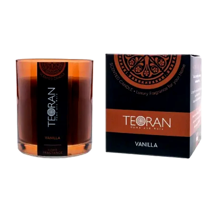 Teoran Αρωματικο κερί Teoran Vanilla στρόγγυλο 130γρ - Κυκλικό 130gr
