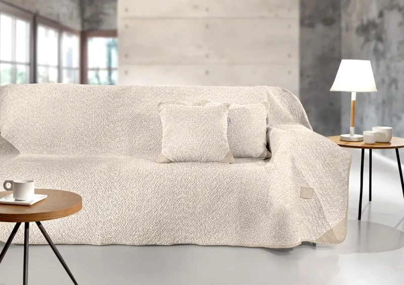 Guy Laroche Ριχτάρι Πολυθρόνας Guy Laroche Lama Beige 170x150