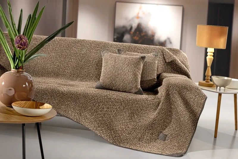 Guy Laroche Ριχτάρι Πολυθρόνας Guy Laroche Lama Taupe 170x150