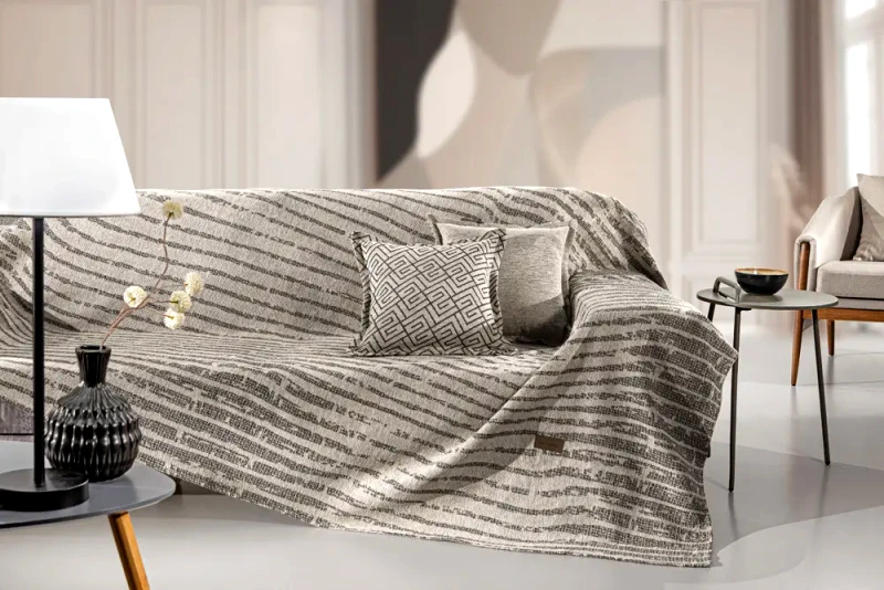 Guy Laroche Ριχτάρι Πολυθρόνας Guy Laroche Sydney Natural 180x150